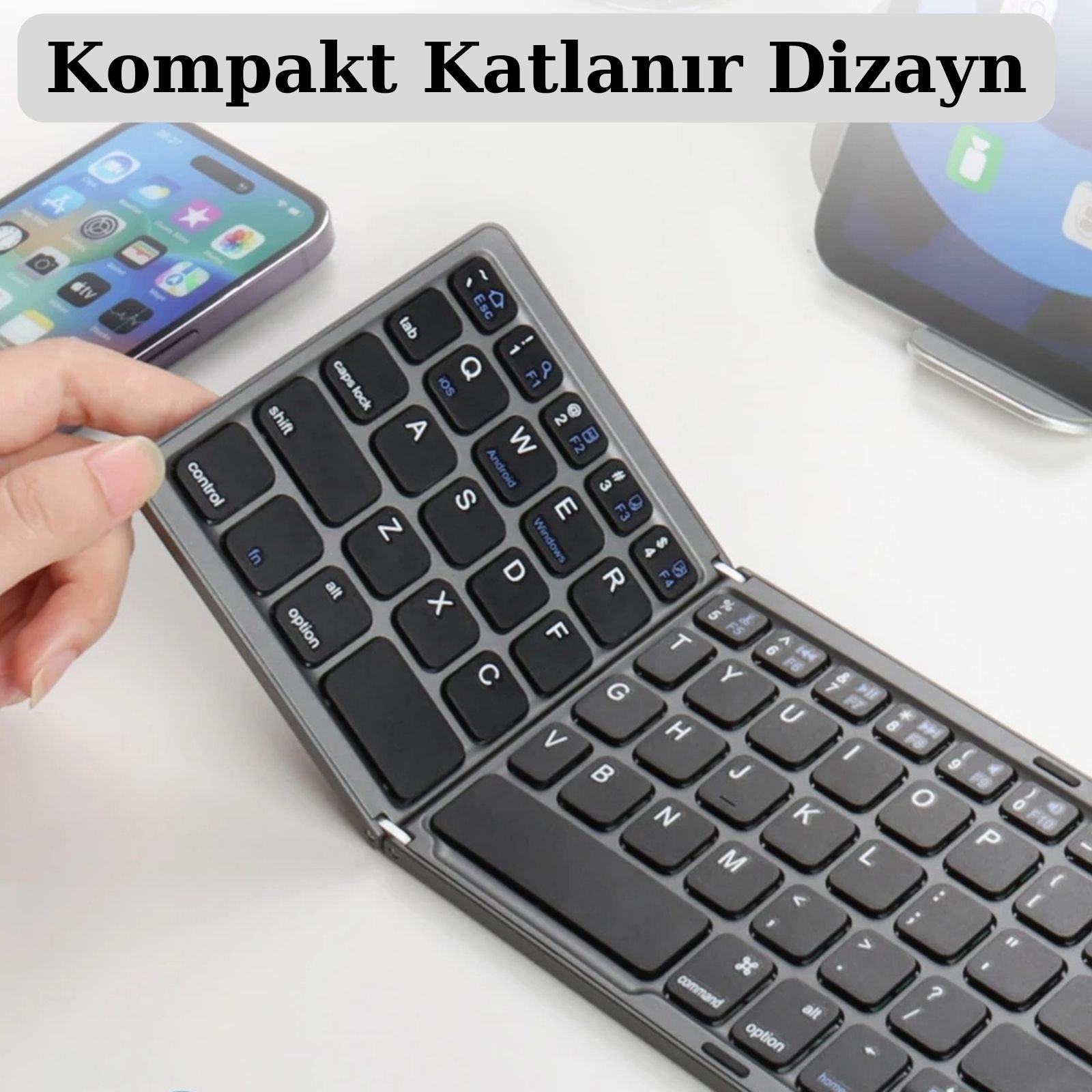 Katlanabilir Mini Bluetooth Klavye