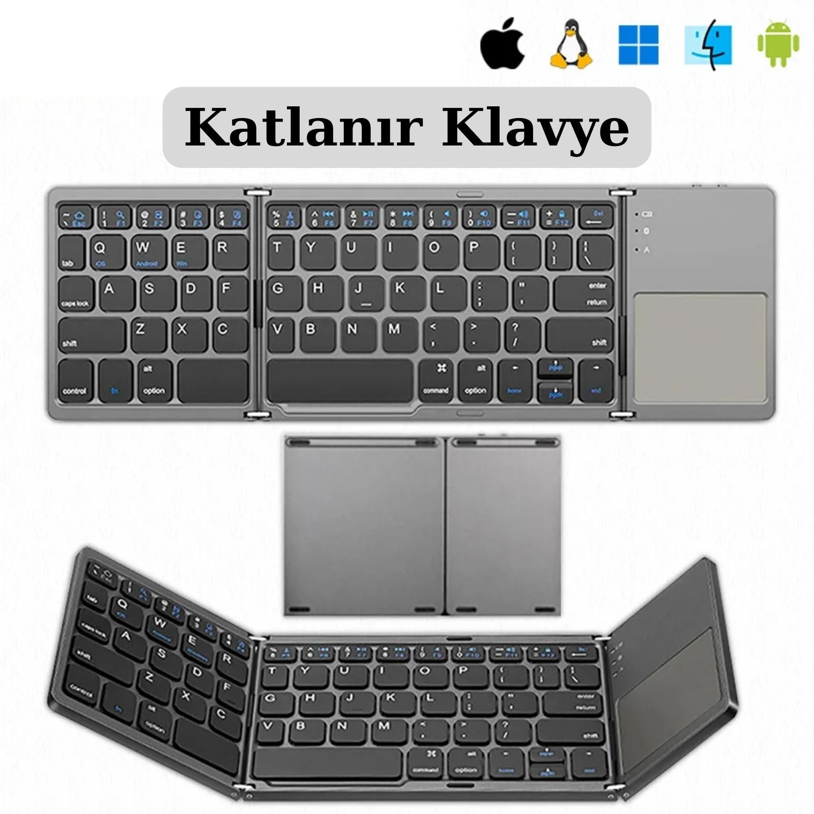 Katlanabilir Mini Bluetooth Klavye